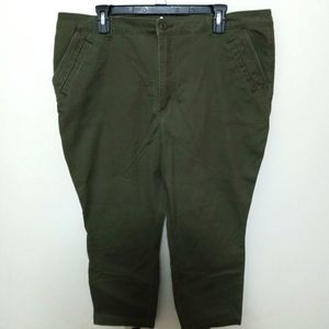 Lee green khakis size 20 M